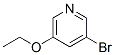 3-Bromo-5-ethoxypyridine  구조식 이미지