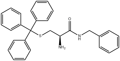 S-TRITYL-L-CYSTEINE-BENZYLAMIDE Structure