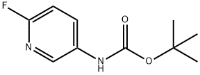 N-Boc-5-amino-2-fluoropyridine 구조식 이미지
