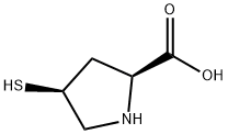 L-Proline, 4-mercapto-, cis- (9CI) Structure