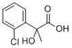 BENZENEACETIC ACID, 2-CHLORO-A-HYDROXY-A-METHYL- Structure