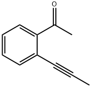 Ethanone, 1-[2-(1-propynyl)phenyl]- (9CI) Structure