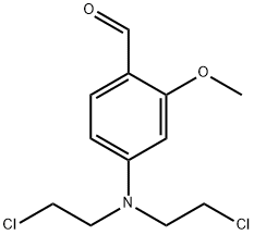 4-[Di(2-chloroethyl)amino]-2-methoxybenzaldehyde Structure
