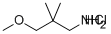 3-METHOXY-2,2-DIMETHYLPROPYLAMINE Structure