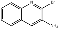 3-AMINO-2-BROMOQUINOLINE Structure