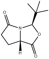 (3R,7aS)-3-tert-butyldihydropyrrolo[1,2-c]oxazole-1,5(3H,6H)-dione 구조식 이미지