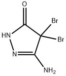 5-AMINO-4,4-DIBROMO-2,4-DIHYDRO-3H-PYRAZOL-3-ONE Structure