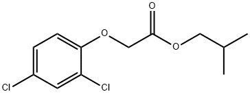 Isobutyl 2,4-dichlorophenoxyacetate Structure