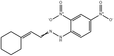 Cyclohexylideneacetaldehyde (2,4-dinitrophenyl)hydrazone Structure