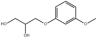 1,2-Propanediol, 3-(m-methoxyphenoxy)- 구조식 이미지