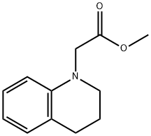 (3,4-디히드로-2H-퀴놀린-1-일)-아세트산메틸에스테르 구조식 이미지
