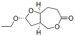Furo[3,2-c]oxepin-6(4H)-one,2-ethoxyhexahydro-,(2alpha,3aalpha,8aalpha)-(9CI) Structure