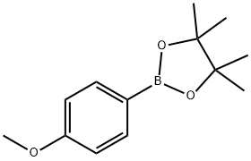 4-METHOXYPHENYLBORONIC ACID, PINACOL ESTER 구조식 이미지