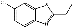 벤조티아졸,6-클로로-2-에틸-(8CI,9CI) 구조식 이미지