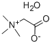 BETAINE MONOHYDRATE Structure