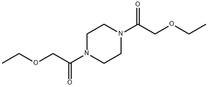 1,4-Bis(ethoxyacetyl)piperazine Structure