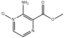 2-아미노-3-(메톡시카르보닐)피라진1-옥사이드 구조식 이미지
