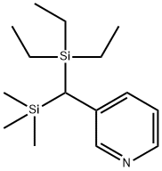 피리딘,3-[(트리에틸실릴)(트리메틸실릴)메틸]-(9CI) 구조식 이미지