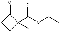 Cyclobutanecarboxylic acid, 1-methyl-2-oxo-, ethyl ester (9CI) Structure