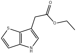 4H-Thieno[3,2-b]pyrrole-6-acetic acid, ethyl ester Structure