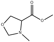 4-옥사졸리딘카르복실산,3-메틸-,메틸에스테르(9CI) 구조식 이미지