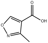 3-метил-4-изоксазолкарбоновая кислота структурированное изображение