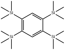 1,2,4,5-Tetrakis(trimethylsilyl)benzene Structure