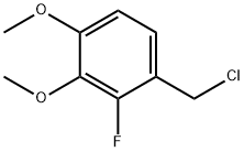 2-플루오로-3,4-디메톡시벤질클로라이드 구조식 이미지