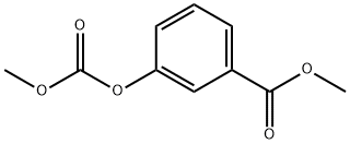 Carbonic acid methyl[m-(methoxycarbonyl)phenyl] ester Structure