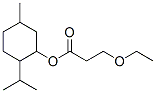 (5-methyl-2-propan-2-yl-cyclohexyl) 3-ethoxypropanoate Structure