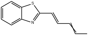 Benzothiazole, 2-(1E,3E)-1,3-pentadienyl- (9CI) 구조식 이미지