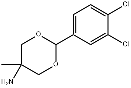 5-Amino-5-methyl-2-(3,4-dichlorophenyl)-1,3-dioxane 구조식 이미지