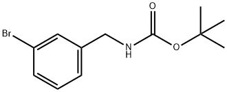 TERT-BUTYL 3-BROMOBENZYLCARBAMATE Structure