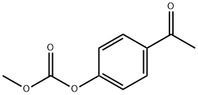 Carbonic acid 4-acetylphenyl(methyl) ester Structure