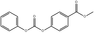 메틸4-[(페녹시카르보닐)옥시]벤조에이트 구조식 이미지
