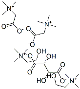 베타인콜린[R-(R*,R*)]-타르타르산염 구조식 이미지