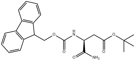 FMOC-ASP(OBUT)-NH2 Structure
