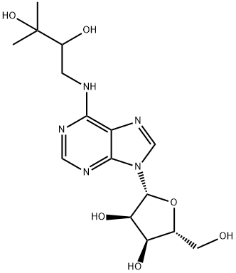 N-(2,3-Dihydroxy-3-methylbutyl)adenosine Structure