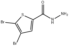 2,3-DIBROMO-5-THIOPHENECARBOXYLIC ACID HYDRAZIDE 구조식 이미지