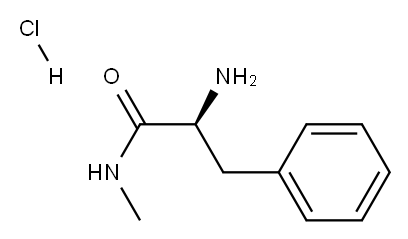 (S)-(+)-2-AMino-N-Methyl-3-phenyl-propionaMide hydrochloride 구조식 이미지
