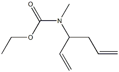 카르밤산,(1-에테닐-3-부테닐)메틸-,에틸에스테르(9CI) 구조식 이미지