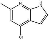 1H-Pyrrolo[2,3-b]pyridine, 4-chloro-6-methyl- Structure