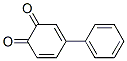 4-페닐-1,2-벤조퀴논 구조식 이미지