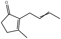 2-[(Z)-2-Butenyl]-3-methyl-2-cyclopenten-1-one 구조식 이미지