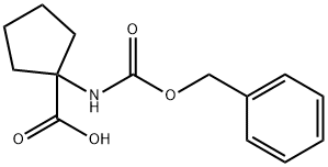 CBZ-1-AMINO-1-CYCLOPENTANECARBOXYLIC ACID Structure