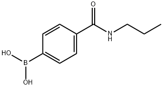 4-(N-PROPYLAMINOCARBONYL)PHENYLBORONIC ACID 구조식 이미지