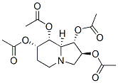 1,2,7,8-Indolizinetetrol, octahydro-, tetraacetate (ester), 1S-(1.alpha.,2.beta.,7.alpha.,8.alpha.,8a.alpha.)- Structure