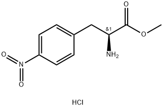 L-4-Nitrophenylalanine methyl ester hydrochloride 구조식 이미지