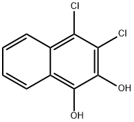 3,4-Dichloro-1,2-naphthalenediol Structure