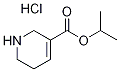 3-pyridinecarboxylic acid 1,2,5,6-tetrahydro-1-methyl ethyl ester monohydrochloride Structure